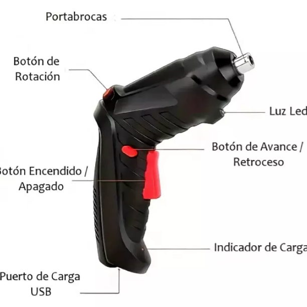 Destornillador Eléctrico Inalámbrico