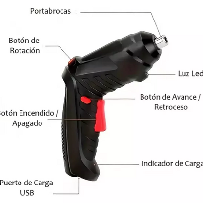 Destornillador Eléctrico Inalámbrico